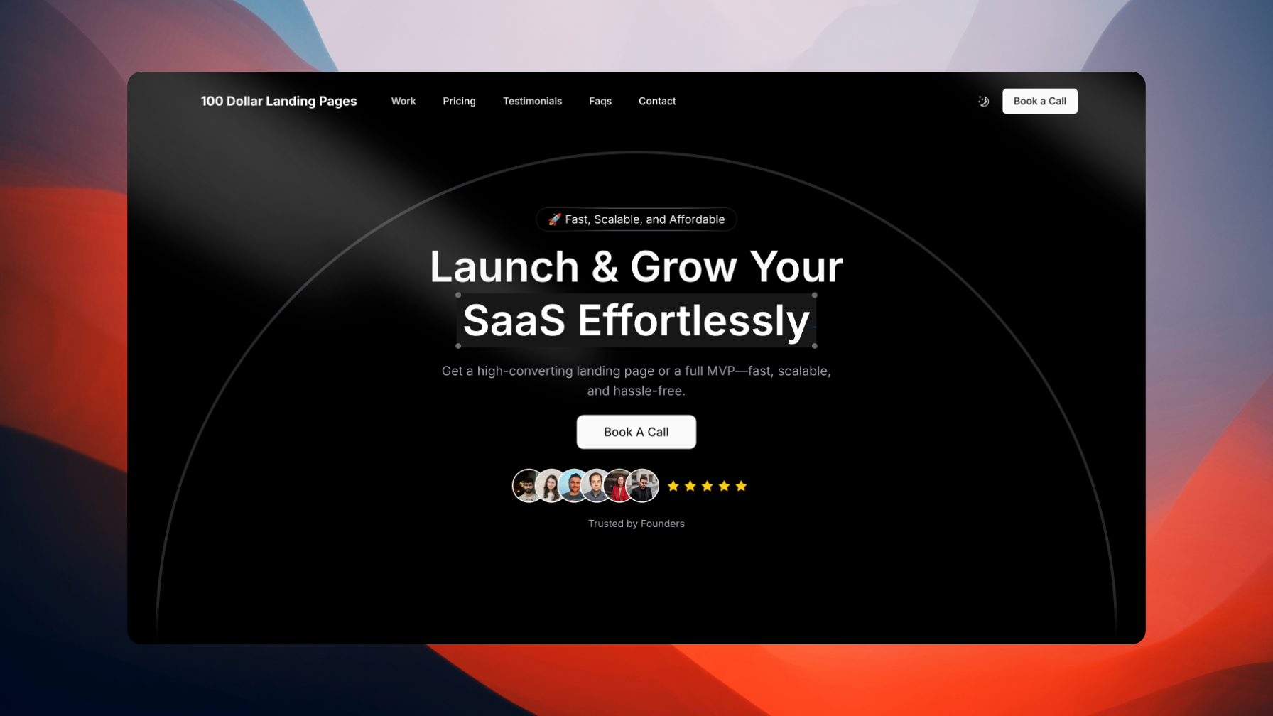 100 Dollar Landing Pages